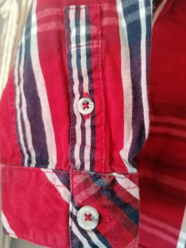 Camisa de manga longa para menino de 5 anos Timberland algodão – photo 4